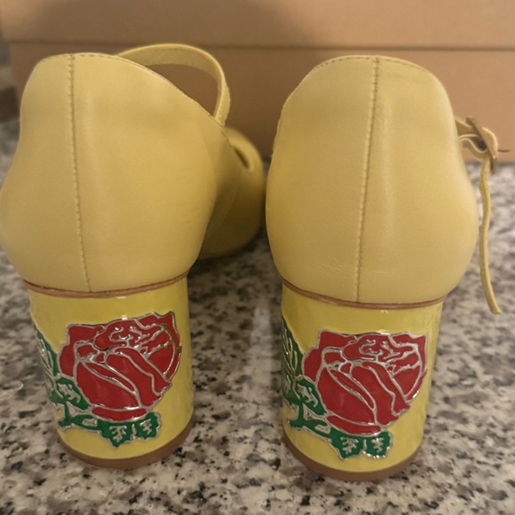 RARE CHARLOTTE STONE WINNIE HEEL - BUTTER - Picture 6 of 10